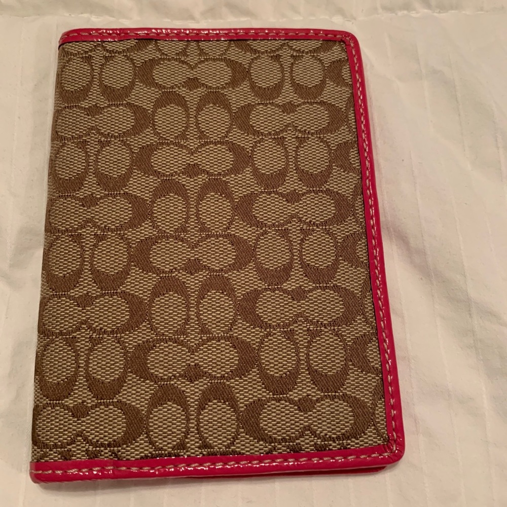 Coach Passport Holder